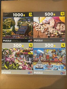 Bundle of jigsaw puzzles